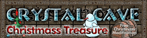 Crystal Cave Christmass Treasure logo